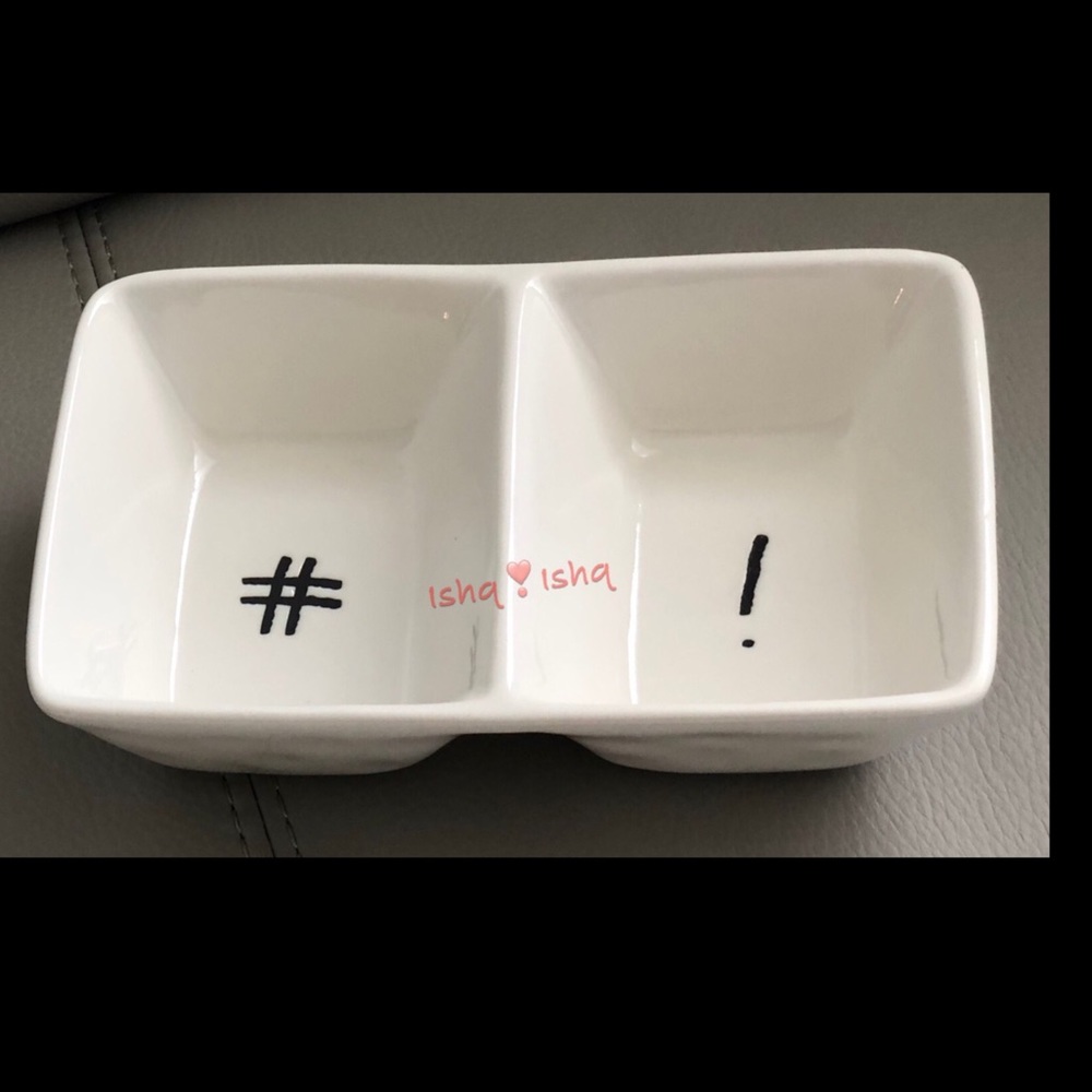 RAE DUNN Divided Hashtag# ! Tray Office Decor New